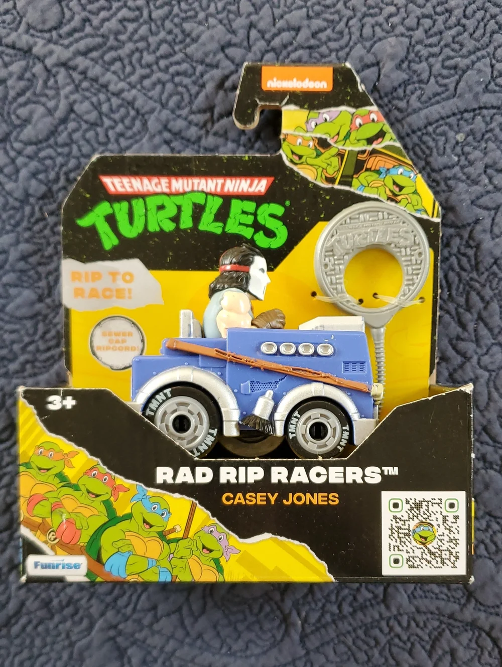 Teenage Mutant Ninja Turtles Rad Rip Racers Casey Jones Toy - Blue